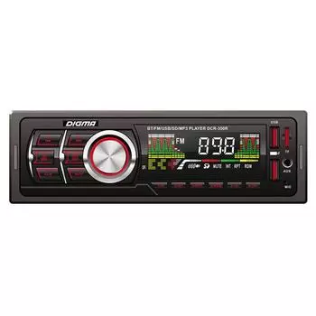 Автомагнитола Digma DCR-350R 1DIN 4x45Вт
