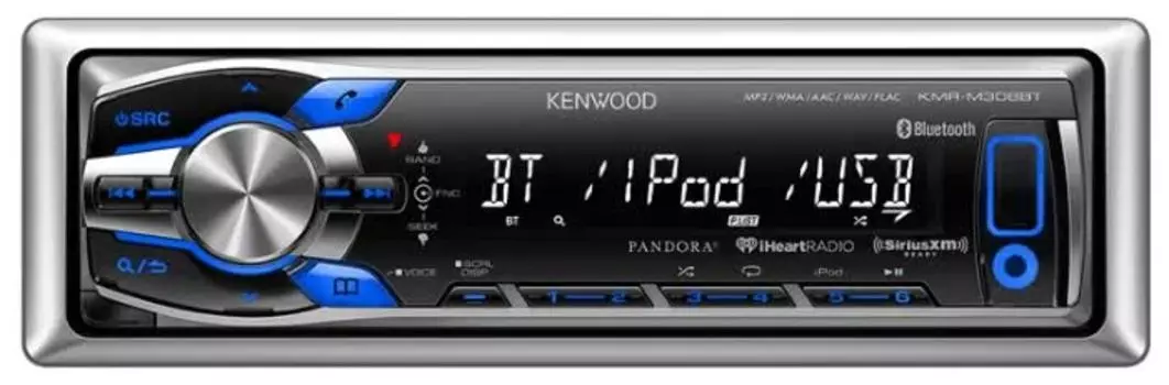 Автомагнитола Kenwood KMR-M308BTE (морская серия)