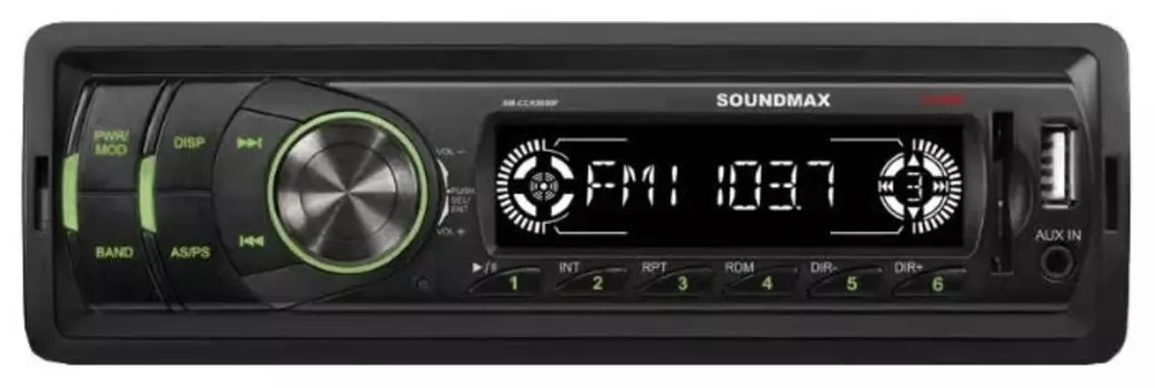 Автомагнитола Soundmax SM-CCR3050F 1DIN 4x45Вт