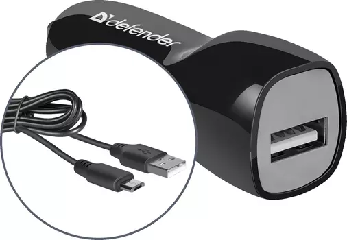 Автомобильное зарядное устройство Defender UCC-12 (83590)