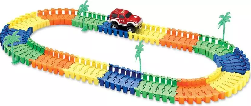 Автотрек 1Toy Большое путешествие 101 дет. Т59315