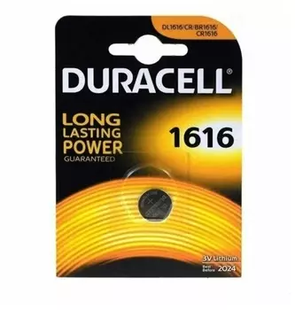 Батарейка Duracell Lithium 1616-1BL CR1616 (1шт.)