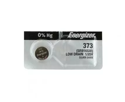 Батарейки Energizer Silver Oxide 373 1шт 1.55V