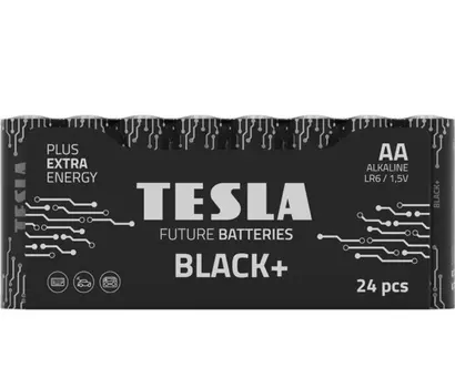 Батарейка Tesla BLACK AAA+ 24ks Alkaline AAA (LR03) блистер 2шт.
