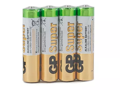 Батарейка GP Super Alkaline 24ARS LR03 AAA (4шт.) спайка