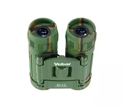 Бинокль Veber Sport БН 8x21, камуфляж