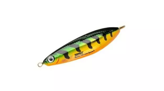 Блесна Rapala Rattlin Minnow Spoon незацепляйка с шумовой камерой 8см, 16гр. (RMSR08-FLP)