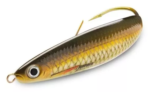 Блесна Rapala Rattlin Minnow Spoon незацепляйка с шумовой камерой 8см, 16гр. (RMSR08-JP)