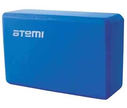 Блок для йоги Atemi, AYB01BE, 225х145х75, голубой