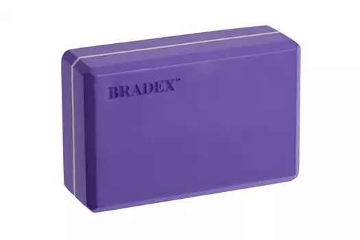 Блок для йоги фиолетовый (Block yoga violet 814c)