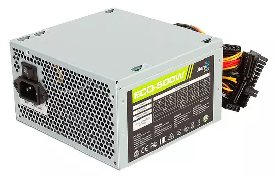 Блок питания AeroCool ATX 500W ECO-500