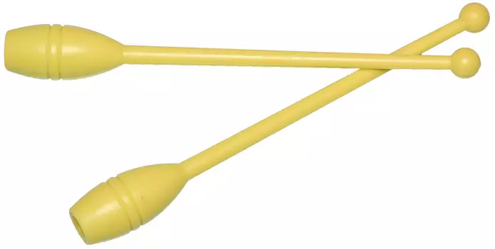 Булавы для художественной гимнастики, У717, Желтый, 45 см