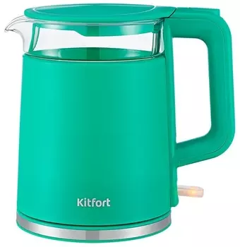 Чайник электрический Kitfort КТ-6124-3 бирюзовый