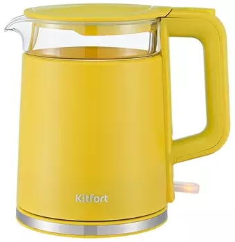 Чайник электрический Kitfort КТ-6124-5 желтый