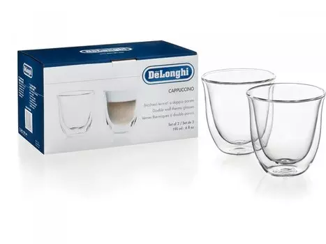 Чашки для капучино DeLonghi DLSC301 Cappucino cups 2шт
