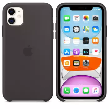 Чехол Apple iPhone 11 Silicone Case - Black