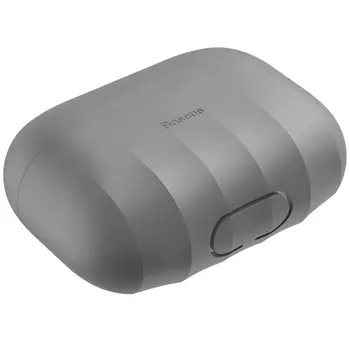 Чехол Baseus для APPLE AirPods Pro Shell Pattern Silica Gel Case Grey WIAPPOD-BK0G