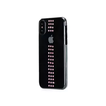 Чехол Bling My Thing для iPhone XS Max Stripe - Light Rose - Clear