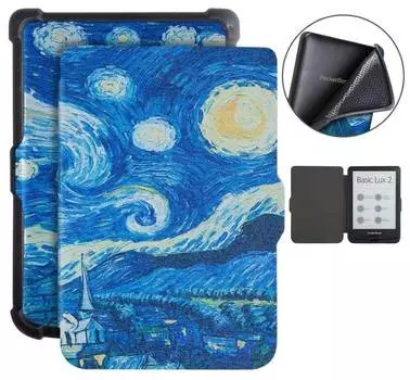 Чехол BookCase для PocketBook 606/616/627/628/632/633 Starry Sky BC-632-sky