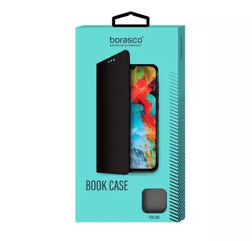 Чехол BoraSCO Book Case для Xiaomi Mi Note 10 Lite черный