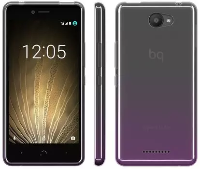 Чехол BQ Aquaris U/U Lite Purple Bubble