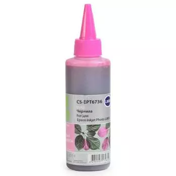 Чернила Cactus CS-EPT6736 для Epson L800, светло-пурпурный