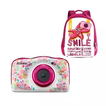 Цифровой фотоаппарат Nikon Coolpix W150 Flower Backpack Kit