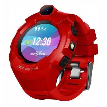 Детские умные часы Jet Kid Gear Red-Black