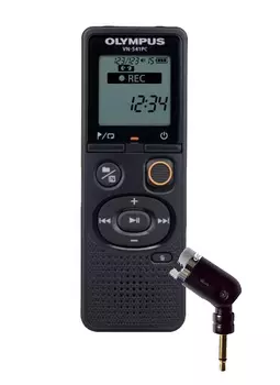 Диктофон Цифровой Olympus VN-540PC + microphone ME-52 4Gb черный