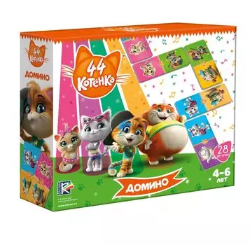 Домино VLADI TOYS VT8055-06 44 Котенка