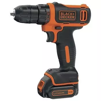 Дрель-шуруповерт Black &amp; Decker BDCDD12K1B-QW аккум. патрон:быстрозажимной
