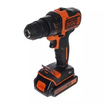 Дрель-шуруповерт Black &amp; Decker BDCDD186KB-QW аккум. патрон:быстрозажимной