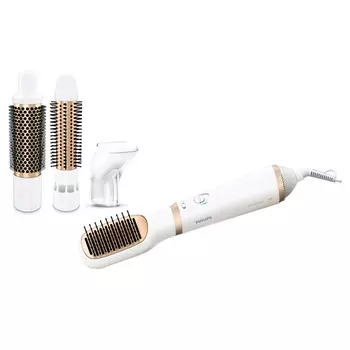 Фен-щетка Philips Essential Care HP8663/00 белый/золотистый