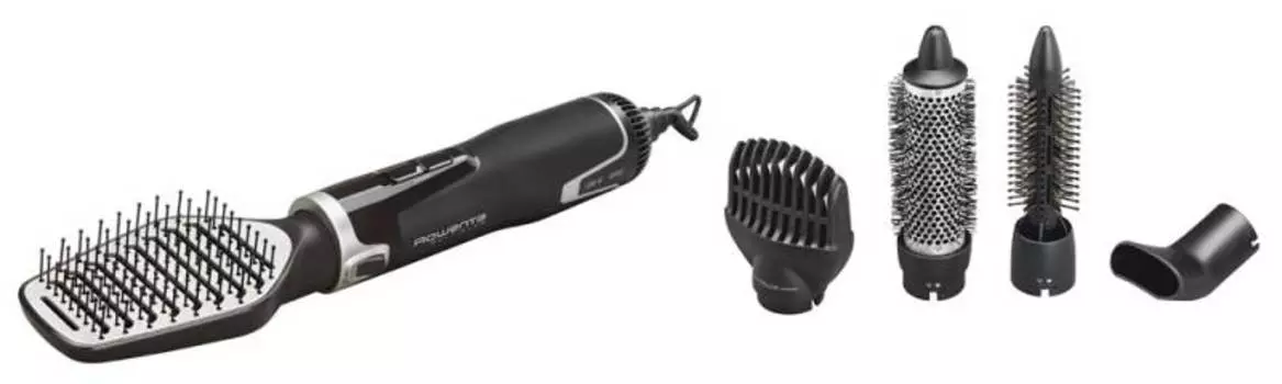 Фен-щетка Rowenta CF8361D0 1200Вт черный/серебристый