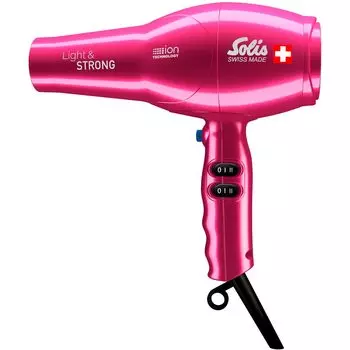 Фен Solis Light &amp; Strong 442 розовый