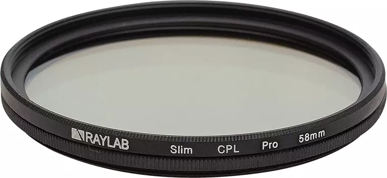 Фильтр поляризационный RayLab CPL Slim Pro 58mm