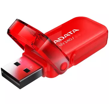 Флешка A-DATA UV240 16GB Red (AUV240-16G-RRD)