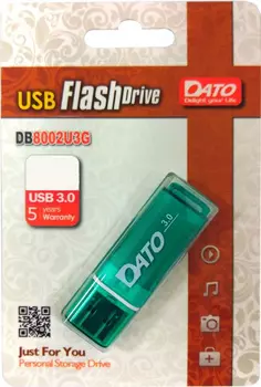 Флешка Dato 16Gb DB8002U3 (DB8002U3G-16G) USB3.0 зеленый