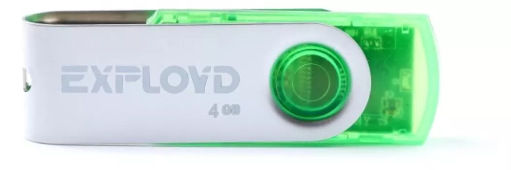 Флешка Exployd 530 4Gb (EX004GB530-G) USB 2.0 зеленый
