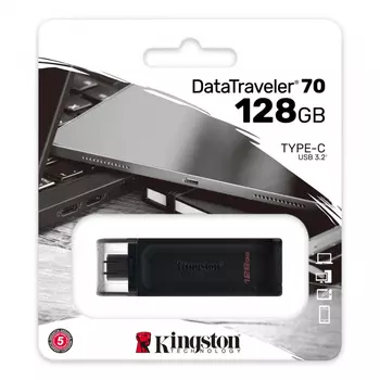 Флешка Kingston 128Gb DataTraveler 70 (DT70/128GB) USB 3.2