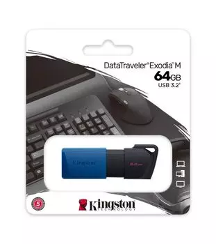 Флешка Kingston DataTraveler Exodia M 64GB (DTXM/64GB)