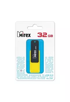 Флешка MIREX CITY (32 Gb) YELLOW