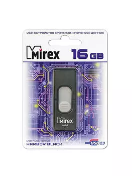 Флешка MIREX HARBOR (16 Gb) BLACK