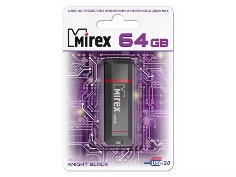 Флешка MIREX KNIGHT (16 Gb) BLACK