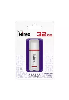 Флешка MIREX KNIGHT (32 Gb) WHITE