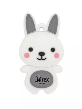 Флешка Mirex Rabbit 16GB USB 2.0 Серый