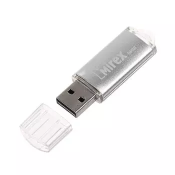 Флешка Mirex UNIT (64Gb) Silver