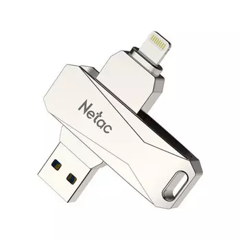 Флешка Netac U652 128Gb (NT03U652L-128G-30PN) USB 3.0+Lightning