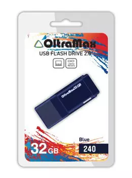 Флешка OltraMax 240 32Gb OM-32GB-240-Blue