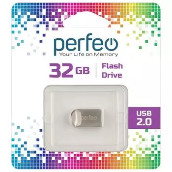 Флешка Perfeo M09 Metal Series 32Gb (PF-M09MS032)